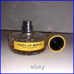 Poets Of Berlin By Vilhelm Parfumerie Ny Edp 50 ML Bottle 1/3 Bottle Remaining
