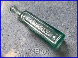 Pontil Bottle SAND'S IODIDE OF SARSAPARILLA NEW YORK 1840's X RARE Big + Minty