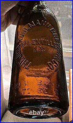 Pre-Prohibition John Kuhlmann Brewing Co Ellenville New York NY Beer Bottle