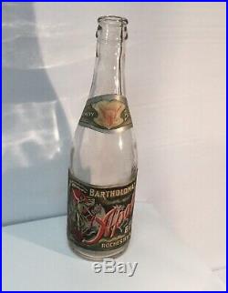 Pre Prohibition Pro Bartholomay Brewery Bottle Full label Rochester NY