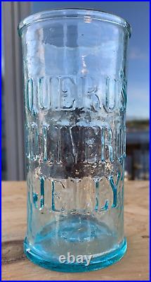 Queru's Cod Liver Oil Jelly Pontiled Glass Medicine Jar