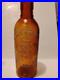 RARE Amber 5 3/4 MINI DUFFY MALT WHISKEY BOTTLE, SAMPLE BOTTLE ROCHESTER NY