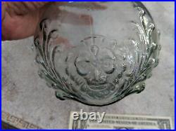 RARE Antique Clyde's Dowser Glass Extinguisher Lion Head Clyde Glassworks, NY