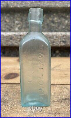 RARE Antique Glass Dr Foords Tonic Cordial Medicine Bottle Cazenovia NY