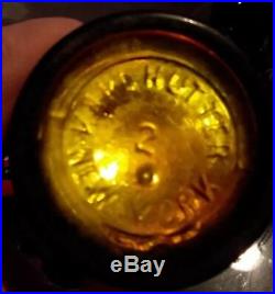 RARE Antique W. C. F. Bastian Middletown NY Blob Top Beer Bottle. Karl Hutter