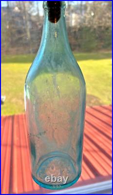RARE BLUE COCA COLA 30 OZ Bottle Rochester, New York, A. L. Anderson Great Find