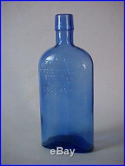 Rare Cobalt Blue Magic Mosquito Bite Cure & Insect Destroyer N Y Sallade & Co