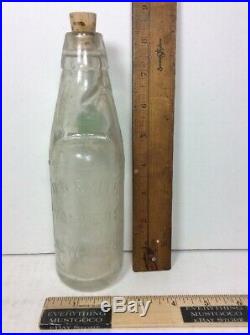 RARE DH SMITH YONKERS NY CODD TYPE PATENT MEDICINE BOTTLE with MARBLE c. 1895-1905