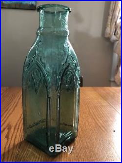 RARE G. W. HALSEY N. Y. Salve jar or shot glass Open PontiL Mint Condition GEM