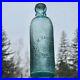 RARE Hutchinson T. W. Tanner Corning, NY Aqua Hutch Bottle