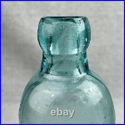 RARE Hutchinson T. W. Tanner Corning, NY Aqua Hutch Bottle