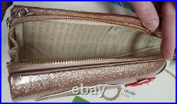 RARE Kate Spade Rose Gold Champagne Bottle Purse Toast Of The Town