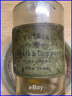 RARE Vintage Antique Perfume Bottle by FRISIA Colgate&Company Perfumers New york