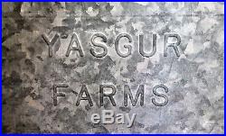 RARE! Yasgur Dairy Farms Bethel NY Porch Milk Box Woodstock Music Festival 1969