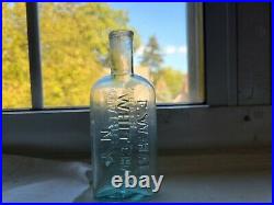 RARE and early Dr. Atherton's Wild Cherry Syrup E. W. Hall Whitehall, NY bottle