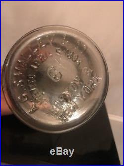 Rare! Antique 1898 A. G. SMALLEY & Co Boston & N. Y. Cow Milk Glass Bottle #6