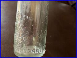 Rare Antique Anheuser Busch Embossed bottle with Eagle from Brooklyn NY