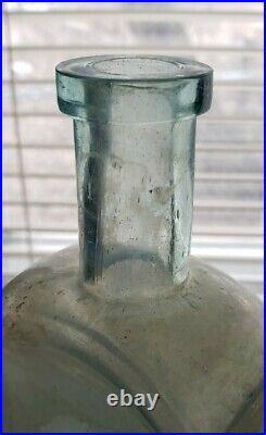 Rare Antique Dr Davis Family Medicines Seneca Falls NY Medicine Bottle Cure Med