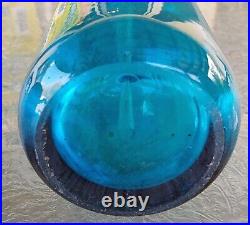 Rare Antique SELTZER Bottle Turquoise BELL BEVERAGE Bellport ARGENTINA Czech NY