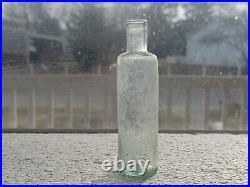 Rare Aqua Pontiled Bryans Tasteless Vermafuge New York Medicine Bottle