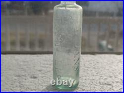 Rare Aqua Pontiled Bryans Tasteless Vermafuge New York Medicine Bottle