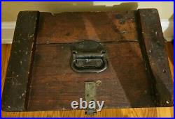 Rare Beautiful Antique! Wooden Walker Gordon Milk Crate Madison Ave NEW YORK