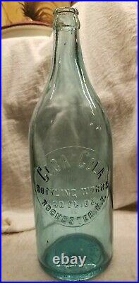 Rare Blue Embossed A. L. Anderson Coca Cola Rochester N. Y. 30 Oz. Very Nice