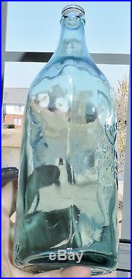 Rare Blue Straight Side Coca Cola Bottle Rochester, N. Y, A L Anderson Nice