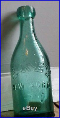 Rare! CIVIL War Confederate N. C. Campsite Found Blob Top Bottle Emb I. Ney Ny