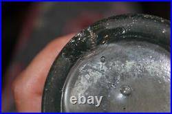 Rare CLAM GREW INSIDE a David Mayer Brewing Co Glass Beer Bottle Blob top NY