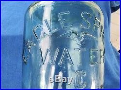 Rare Catskill Mountains Eagle Spring Water Edgewood Ny 5 Gal Jug Bottle Carboy