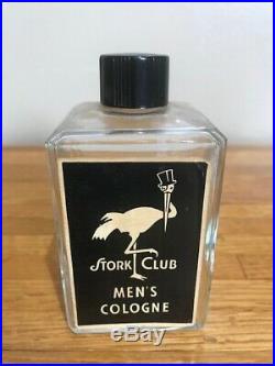 Rare Collectible New York City Stork Club Men's Cologne Bottles Cub Room