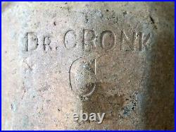 Rare DR CRONKS 1840s Stoneware Bottle Syracuse NY
