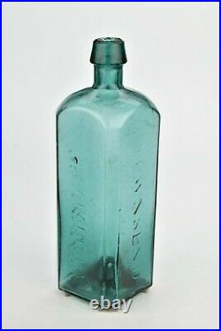 Rare Dr. Townsend's Sarsaparilla Bottle NY Iron Pontil & Whittled 19th Century