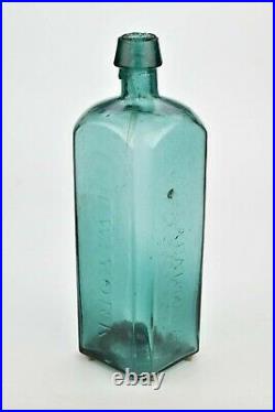 Rare Dr. Townsend's Sarsaparilla Bottle NY Iron Pontil & Whittled 19th Century