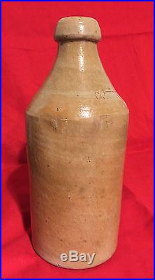 Rare Early 1847 Dated NEW YORK O. (Orlando) Tinkham Stoneware Beer Bottle Minty