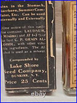 Rare Find Wright's Instant Relief Lakeshore Seed Co. Dunkirk New York Original