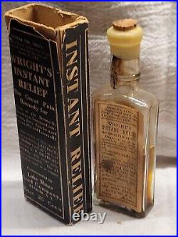 Rare Find Wright's Instant Relief Lakeshore Seed Co. Dunkirk New York Original