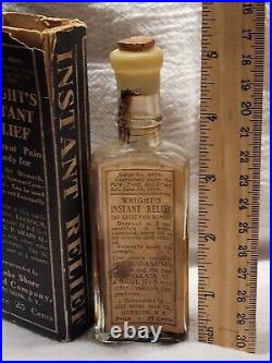 Rare Find Wright's Instant Relief Lakeshore Seed Co. Dunkirk New York Original