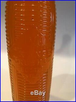 Rare Full 24oz Orange Crush Bottle Museum Quality Pat'd July 20 1920 Hornell NY