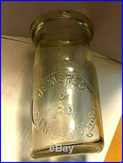 Rare GIL (1/4 Pt.) Milk Bottle slug Plated DEMEREST & CO. STAPLETON, S. I. (NY)
