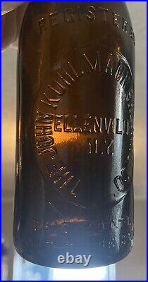 Rare John Kuhlmann Brewing Co. Ellenville New York Beer Bottle