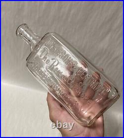 Rare Large Size Antique Dickinson & Bertrand Ny Medicine Bottle Rexall Pharmacy