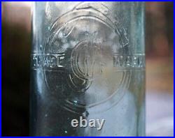 Rare MATTHEWS PATENT Gravitating Stopper Soda Water Bottle G. JONES FONDA NY