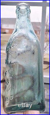 Rare Old Blue Straight Side Coca Cola Bottle Buffalo, New York Nice
