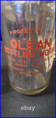 Rare, Olean NY. Selzer Bottle. Olean Bottling Works
