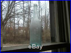 Rare Open Pontil Wm&p Ny (wells Miller & Provost)crude Whittled Catsup Bottle