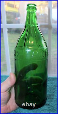 Rare Original Anderson Beverage Green Bottle Rochester, New York Nice