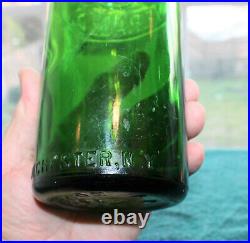 Rare Original Anderson Beverage Green Bottle Rochester, New York Nice