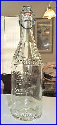 Rare Original Friend Bottling Works 30 Oz Bottle Rochester, N. Y. Mint